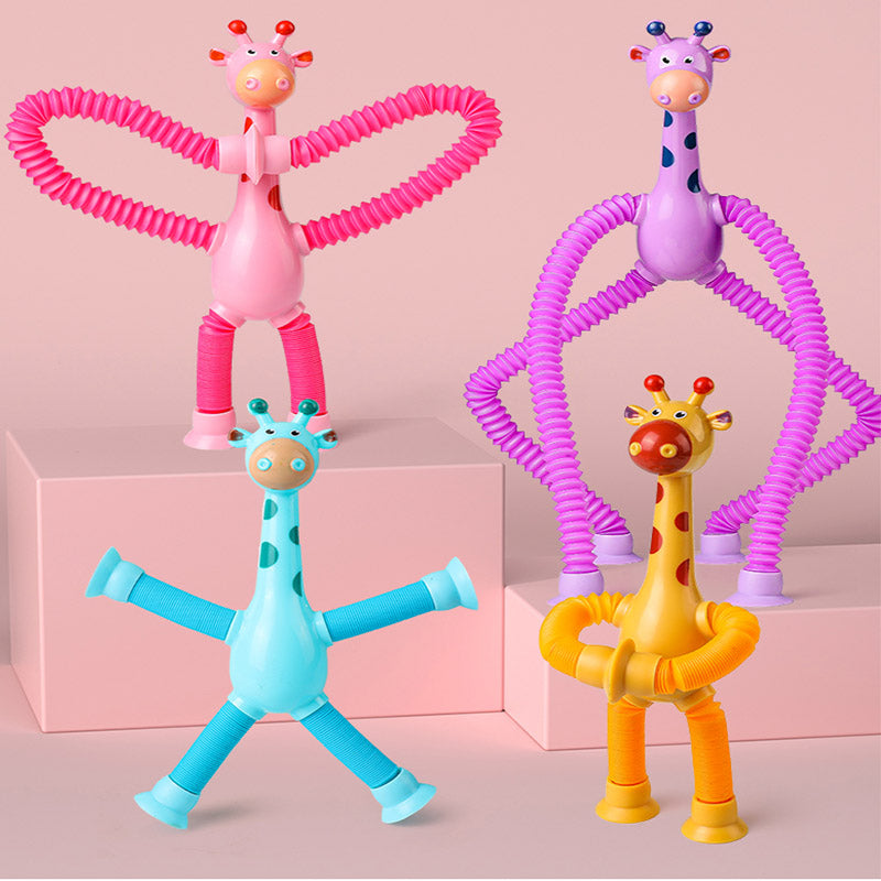 Girapop - A Girafinha Divertida que Estica (Kit com 4 cores)
