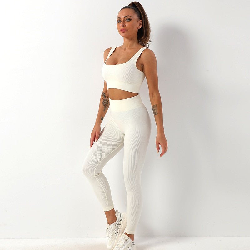 Conjunto Fitness Feminino Essence branco