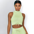 Cropped Fitness Motion tipo Regata verde