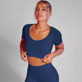 Cropped Fitness Slim Motion azul
