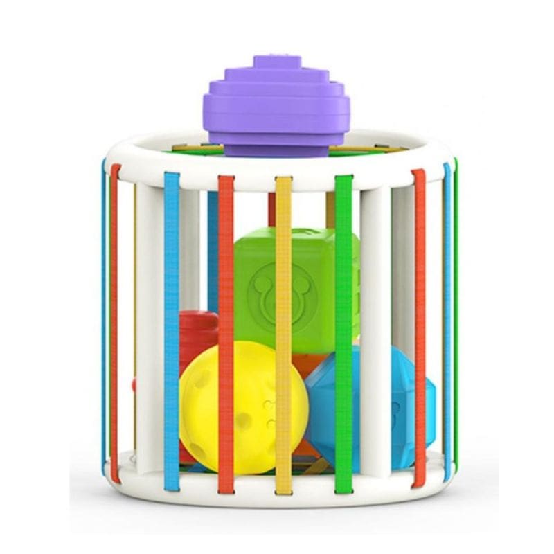  Brinquedo Sensorial Educacional - Cubo Baby Mágico