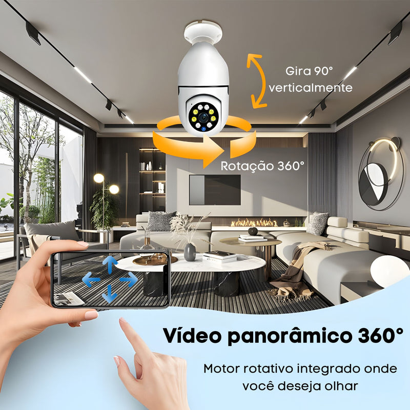 Câmera de Segurança Inteligente Full HD com WI-FI - SecureVision Max 2.0