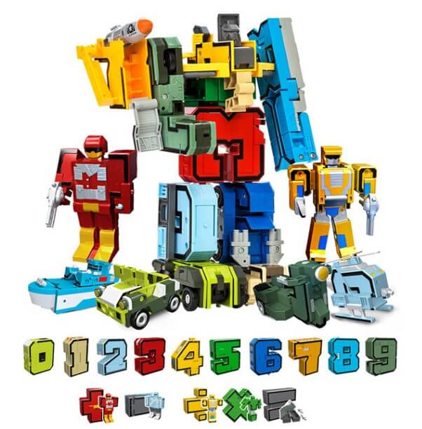 Super Transformers - Números, Veículos e o Super Robôs