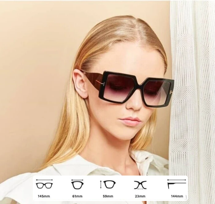 Óculos de Sol Feminino Glamour