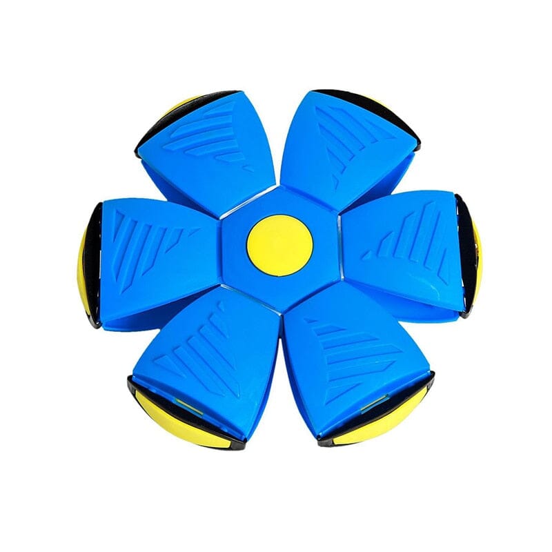 Bola Mágica disco voador do Futuro com LED Brinquedo infantil Vitelli Azul 