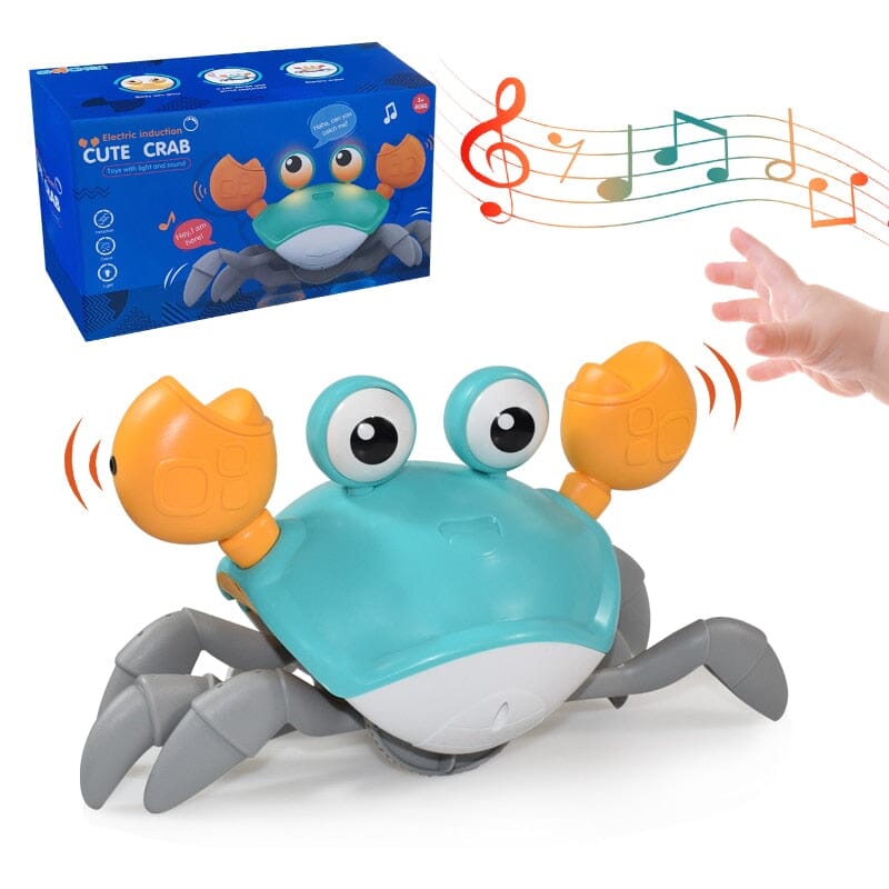 Caranguejo Fujão™ - Brinquedo Interativo Brinquedo infantil Vitelli Azul 