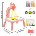 Mesa de Desenhos Interativos Infantil Vitelli Brinquedo infantil Vitelli Girafa rosa 