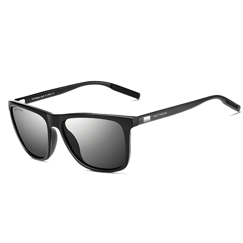 Óculos de Sol Masculino Clássico com Proteção Uv400 Preto