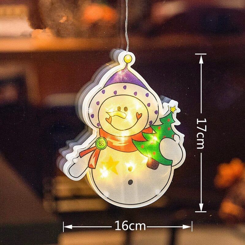 Pendulo de luzes especiais para o natal Decoração de Natal Vitelli Boneco de neve 