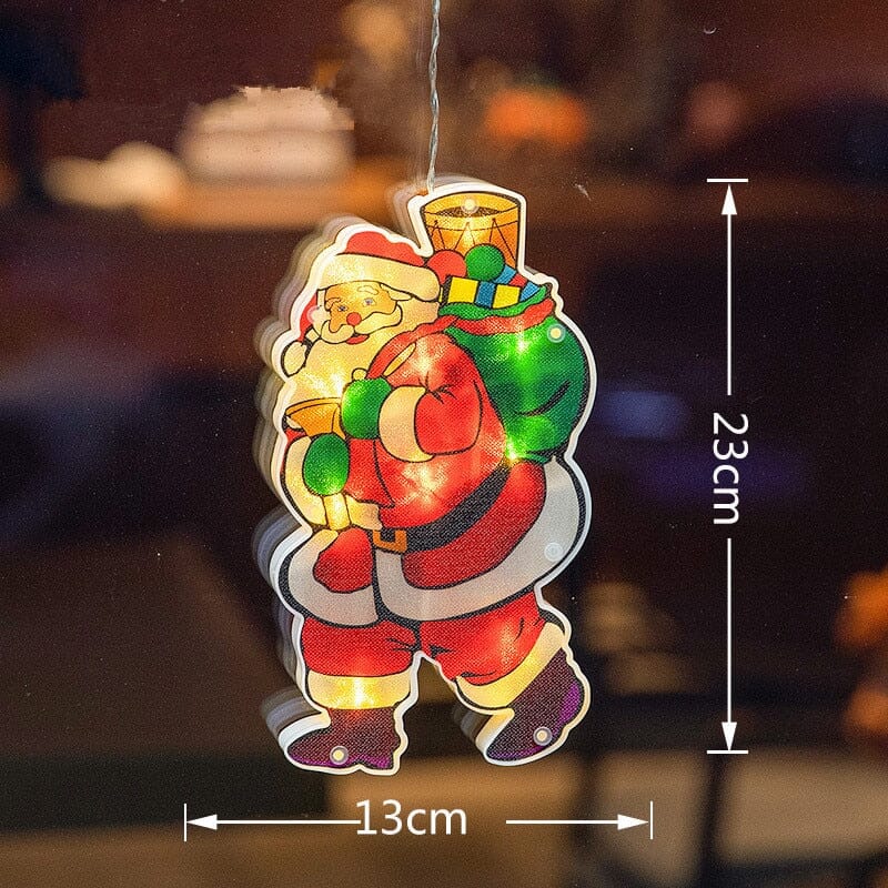Pendulo de luzes especiais para o natal Decoração de Natal Vitelli Papai Noel 